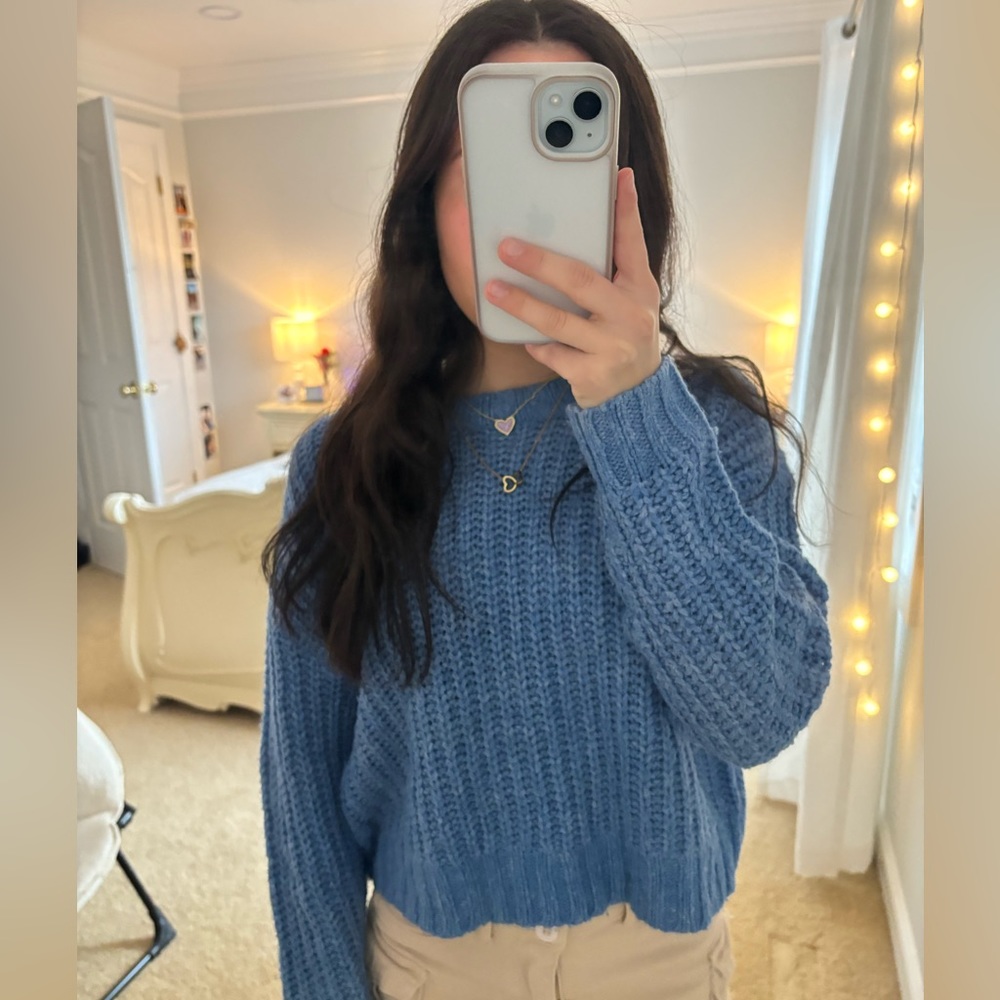 American Eagle Ocean Blue XS Sweater🌊✨🪩
